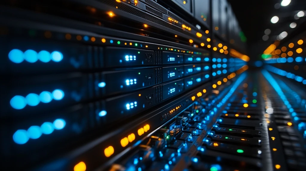 蓝色绿色服务器架