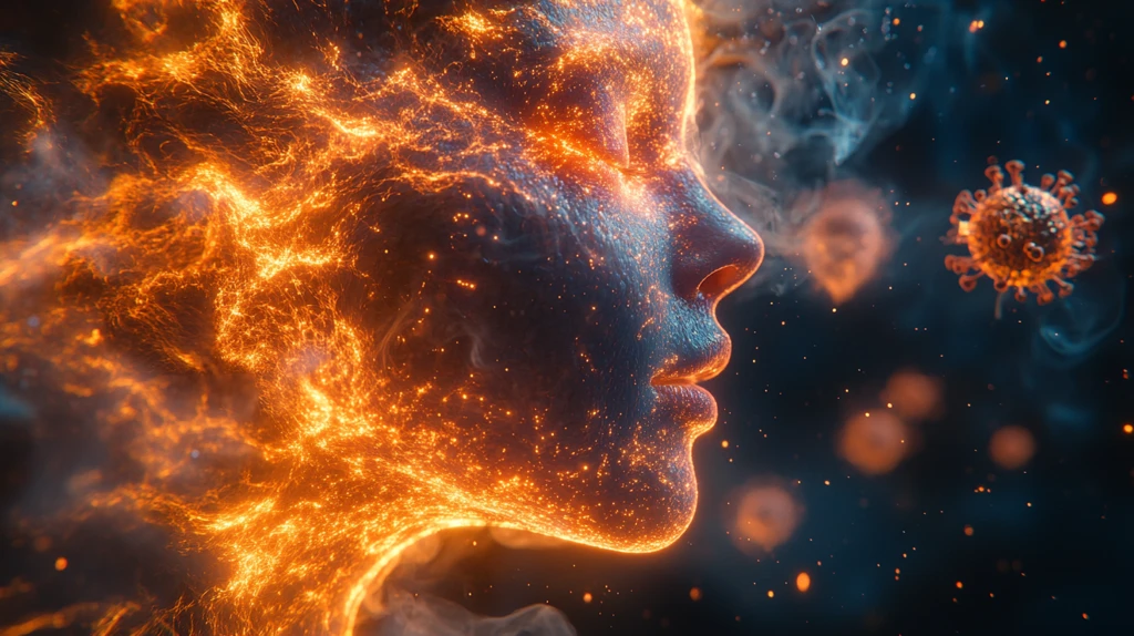 病毒攻击人体细胞