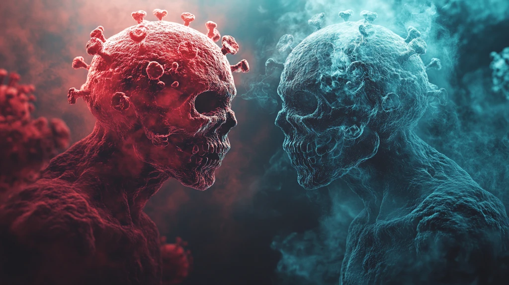 病毒细胞交互图