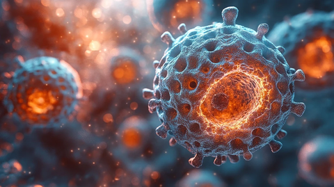 细胞结构数字艺术