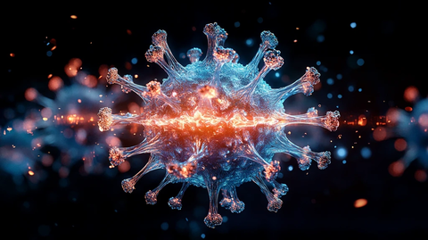 抗体覆盖病毒表面