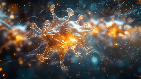 抗体覆盖病毒表面