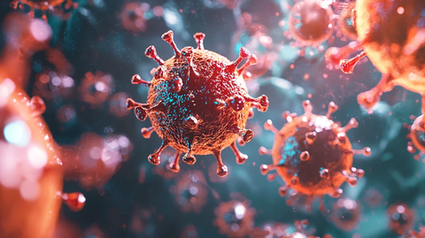 免疫细胞对抗病毒