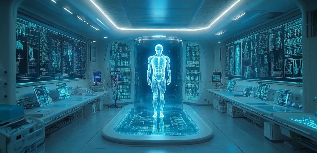 人体结构全息显示