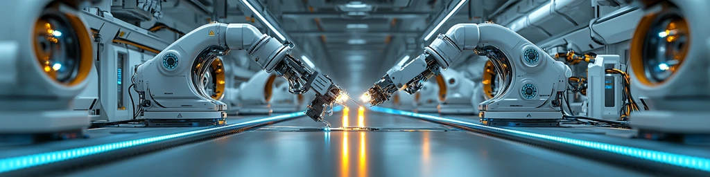 科技白汽车装配线