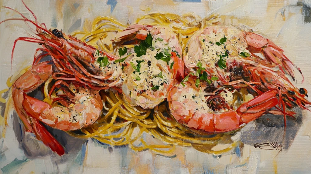 鲜虾意大利面餐厅装饰