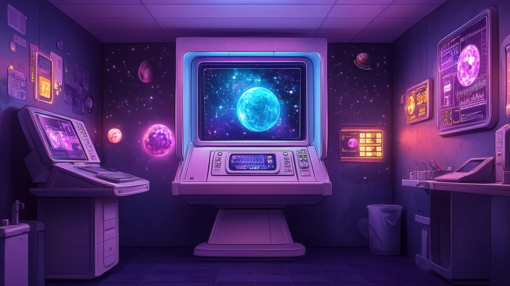 医疗扫描仪太空墙绘