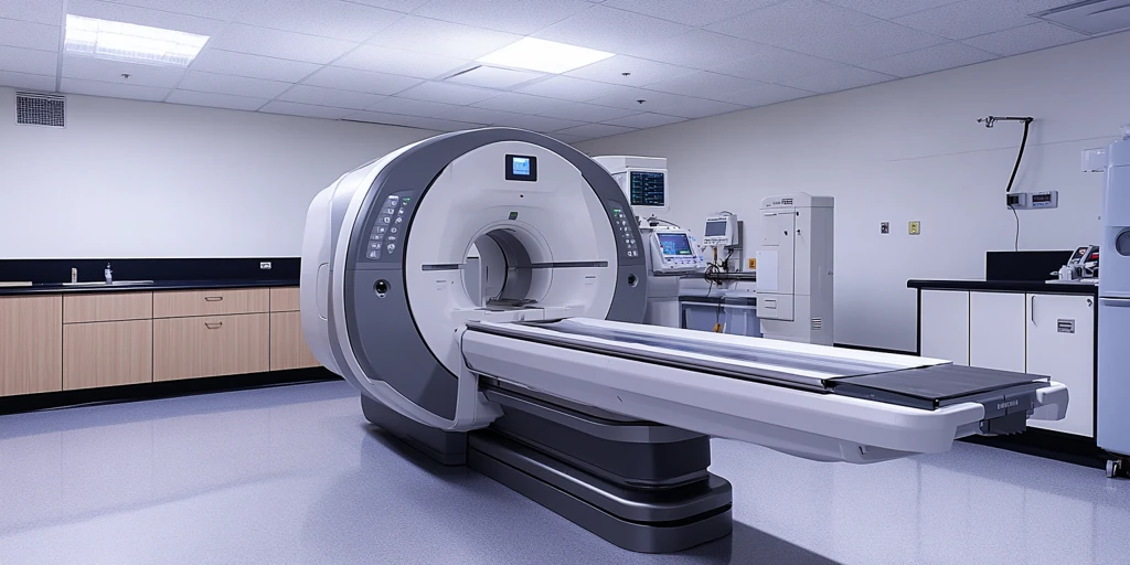 放射机器侧面图