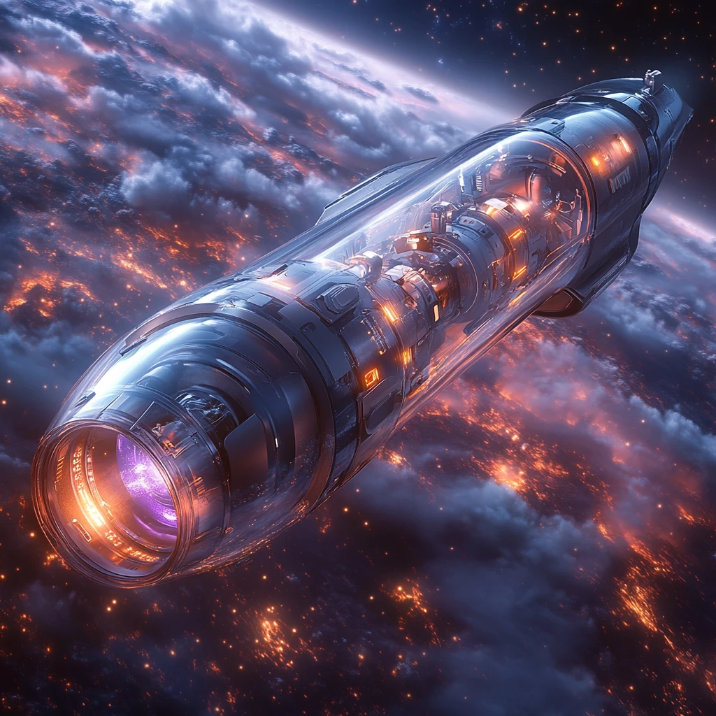 未来真空吸尘器飞船