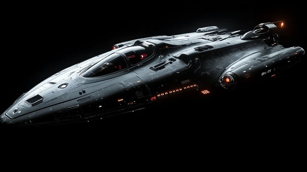 太空船正面特写