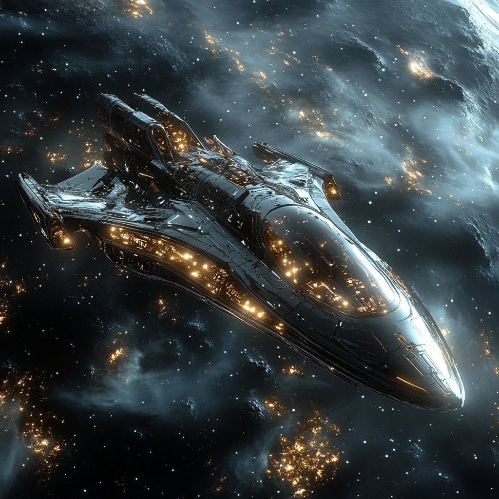 星舰宇宙金属反射