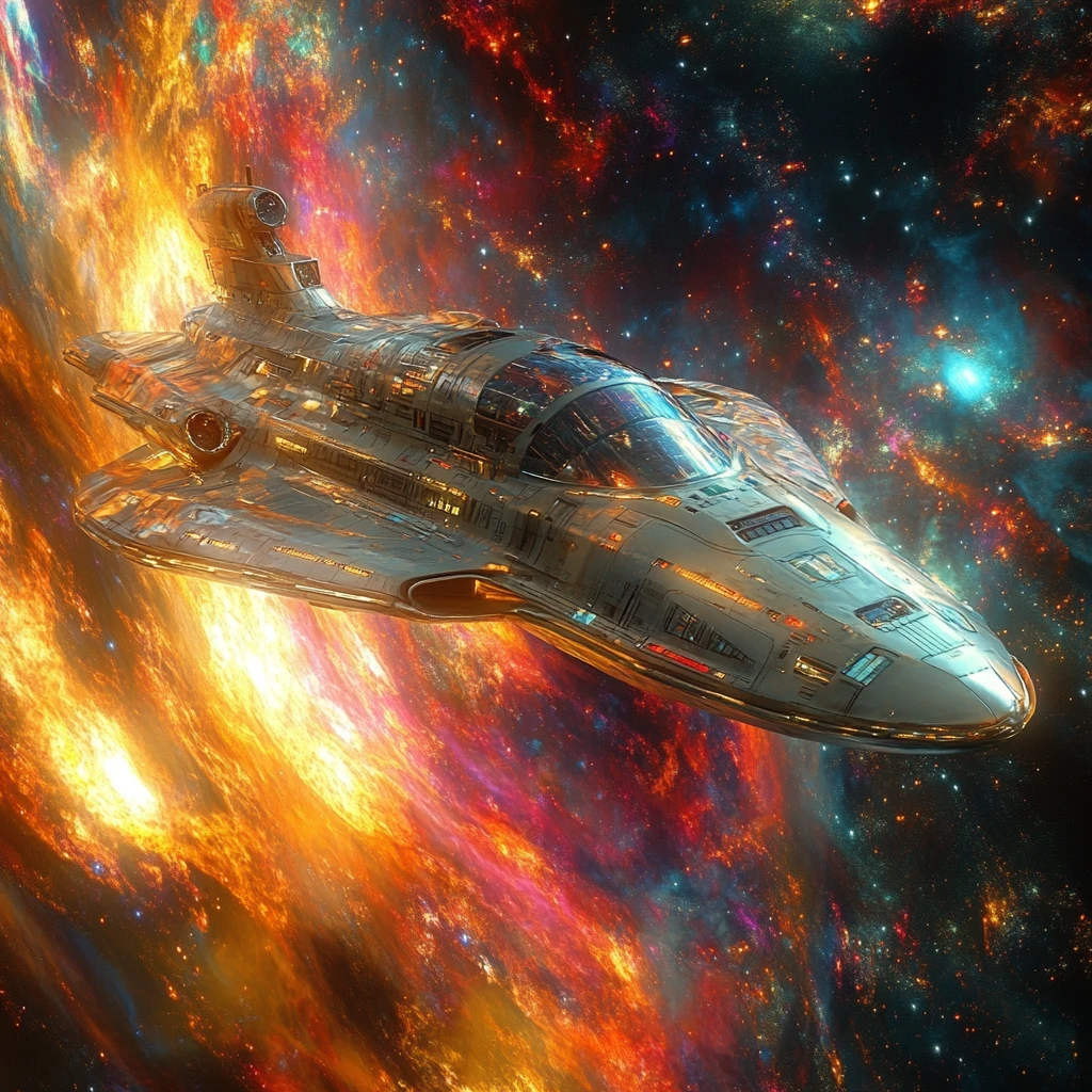 星舰宇宙金属反射