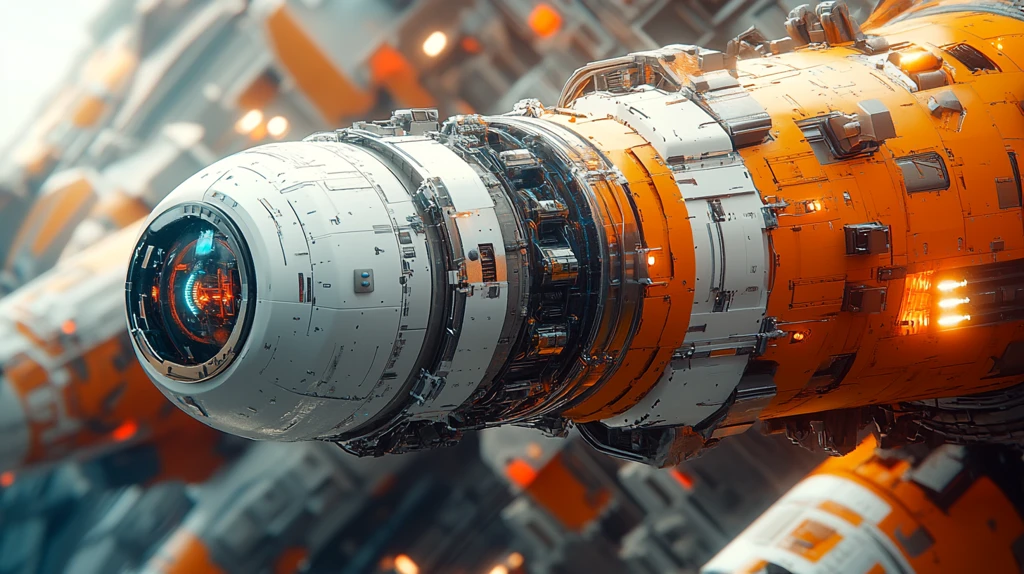 太空船机械模型