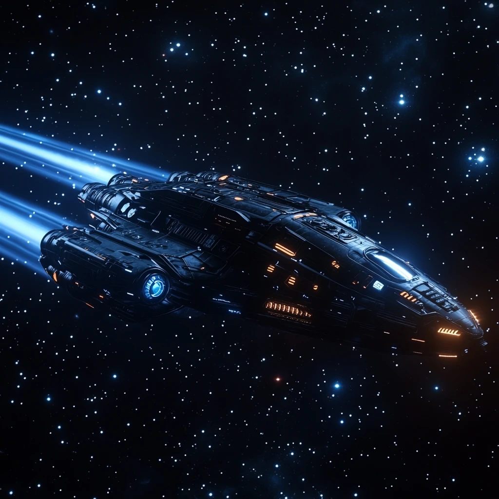 外星飞船蓝光轨迹