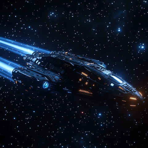 外星飞船蓝光轨迹