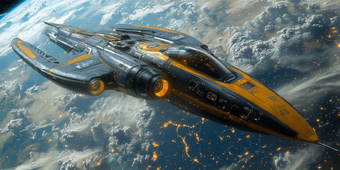 金蓝飞船入大气