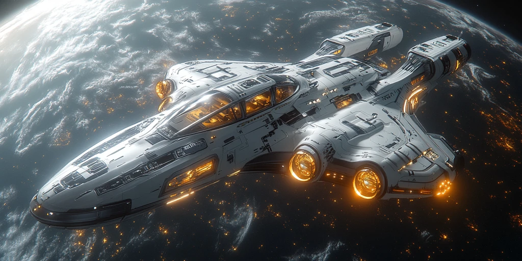 未来太空飞船