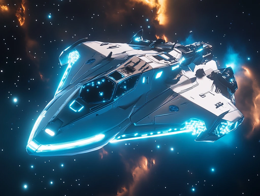 未来太空船航行