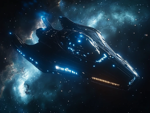 未来太空船航行