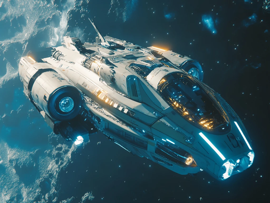 未来太空船航行