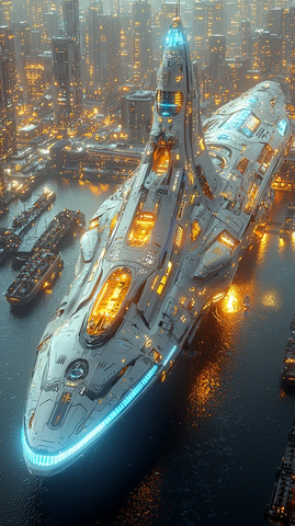 未来战舰蓝光护盾