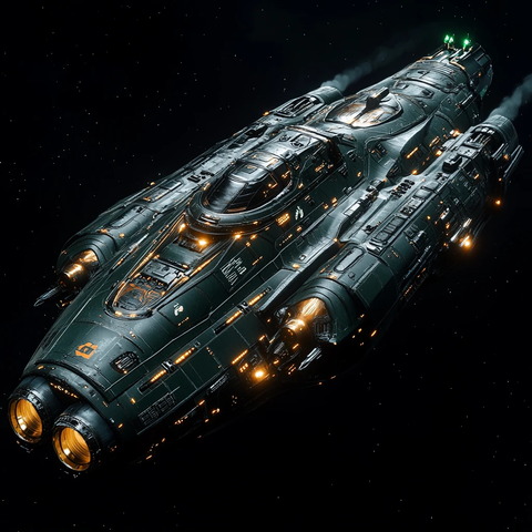 黑绿斑马纹母舰