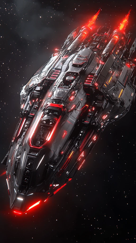 星舰太空局部特写