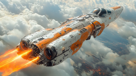 星舰侧面喷射推进