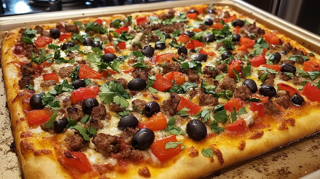 黑松露牛肉披萨