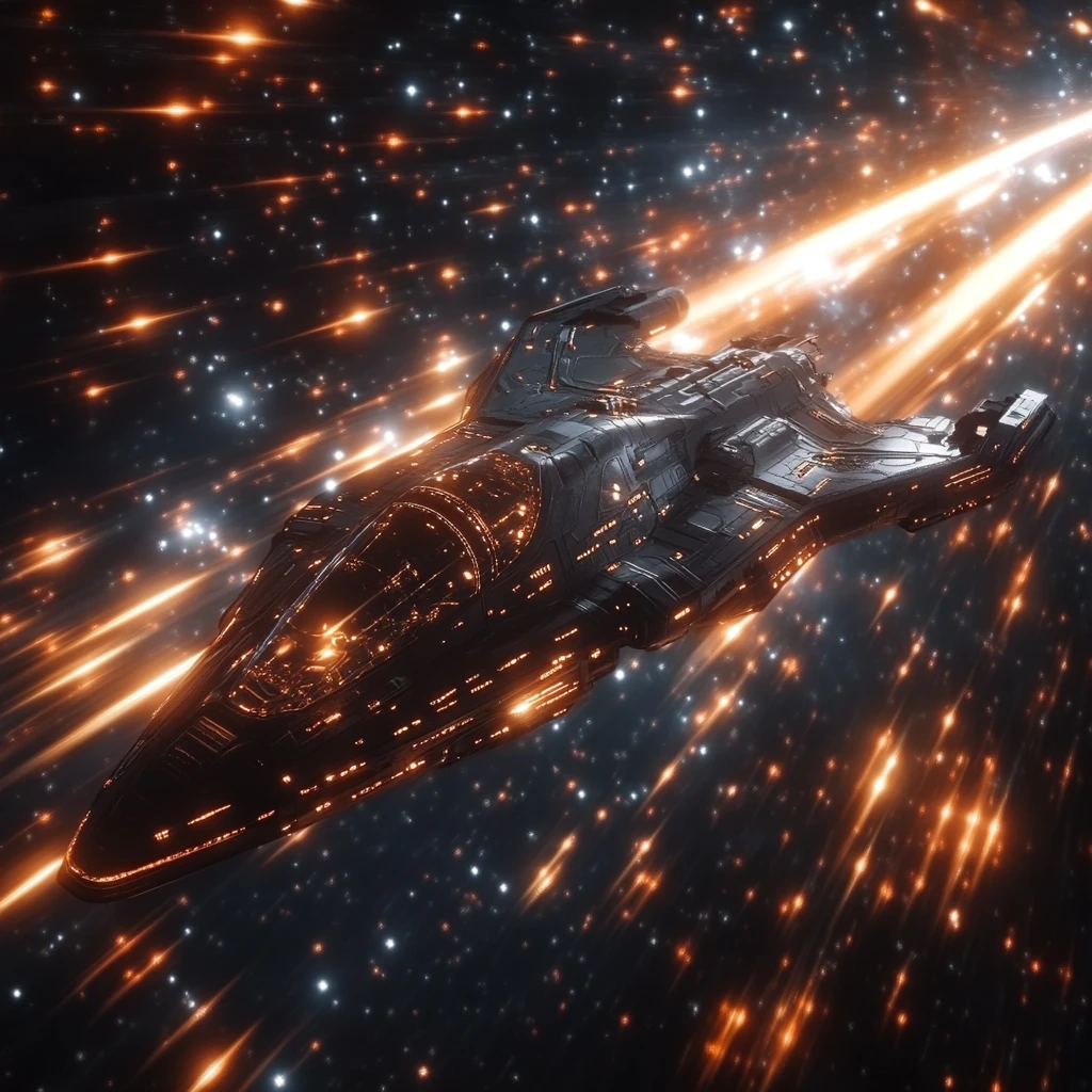 太空船穿越星际