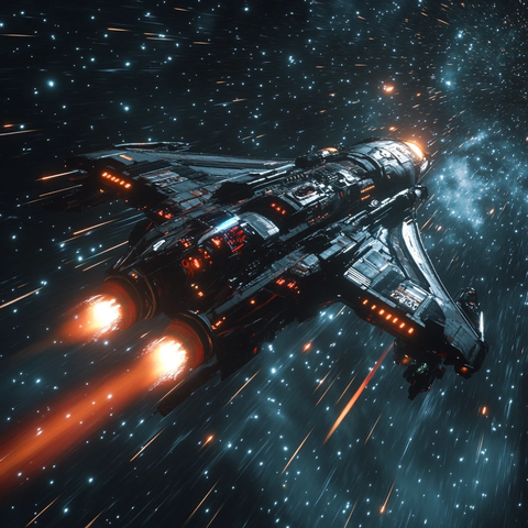 太空船穿越星际