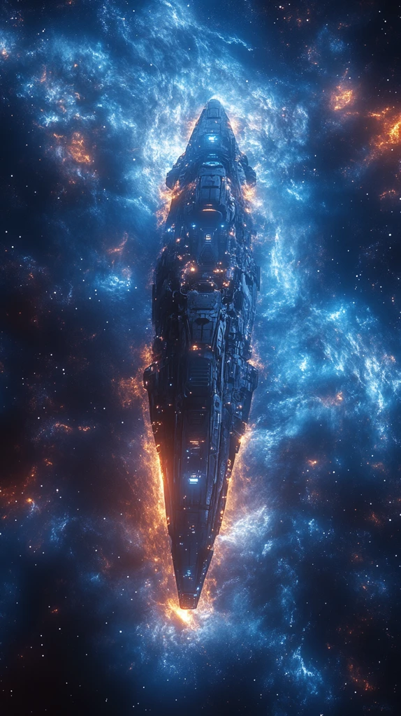 飞船穿越星云海