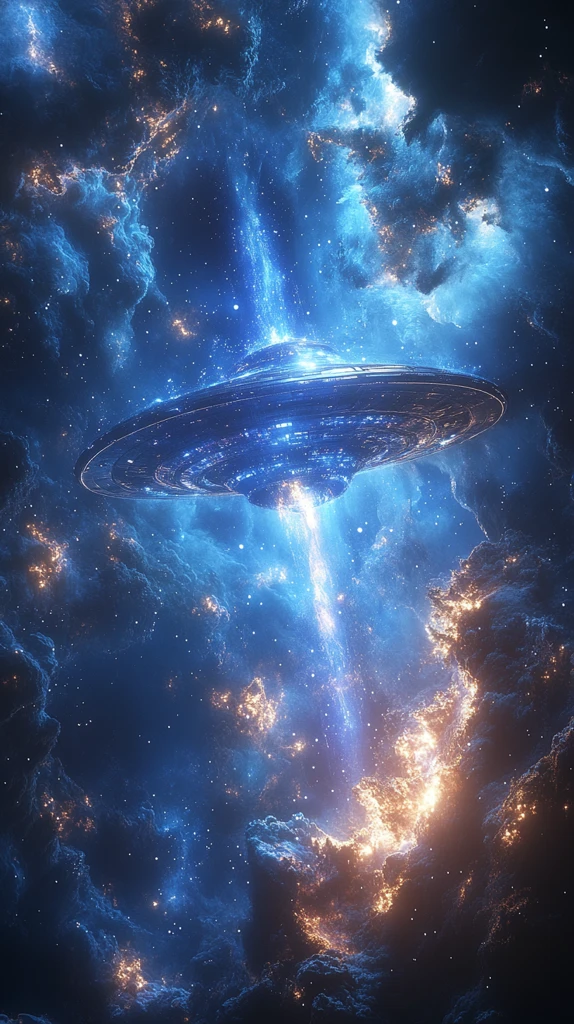 飞船穿越星云海