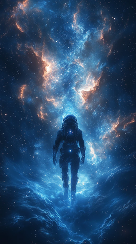 飞船穿越星云海