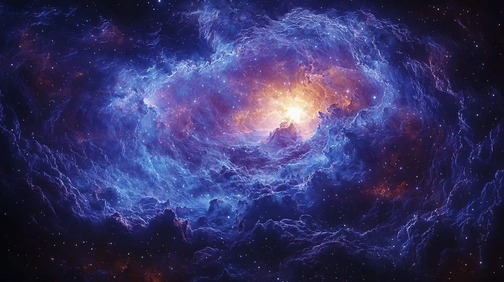 蓝紫星云与星群