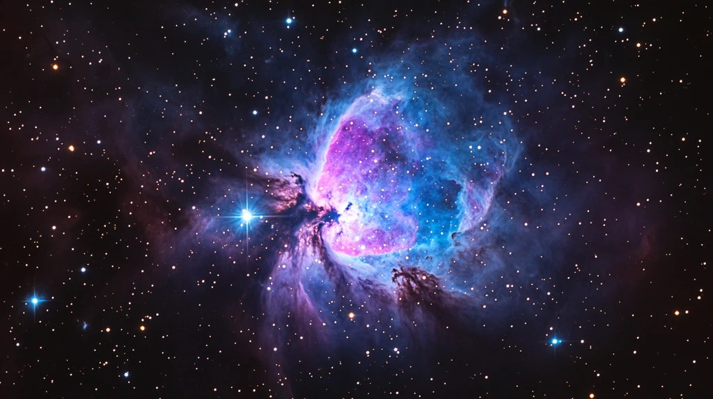 星云与星空的色彩