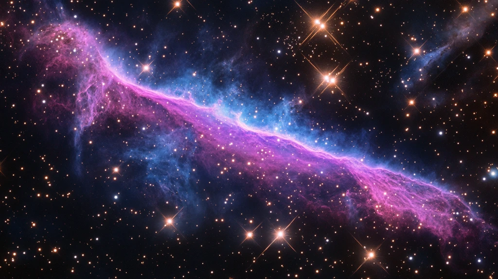 星云与星空的色彩