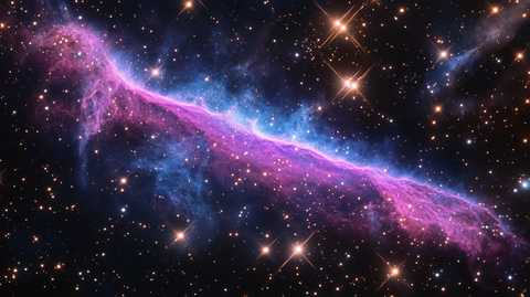 星云与星空的色彩