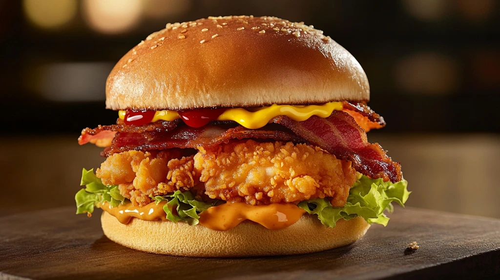 巨无霸香辣鸡腿堡