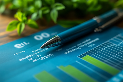 财务透明图表报告