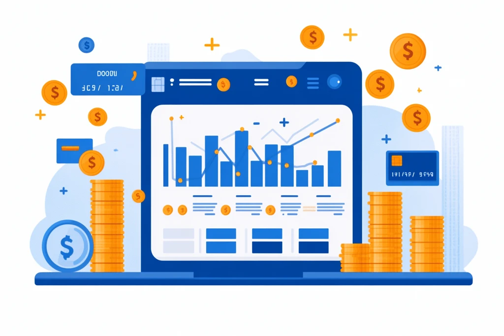 仪表盘指向信用卡