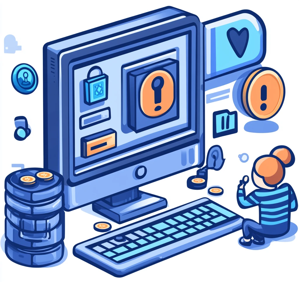 电脑锁屏与警示