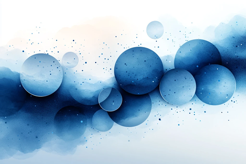 蓝白圆圈英雄图