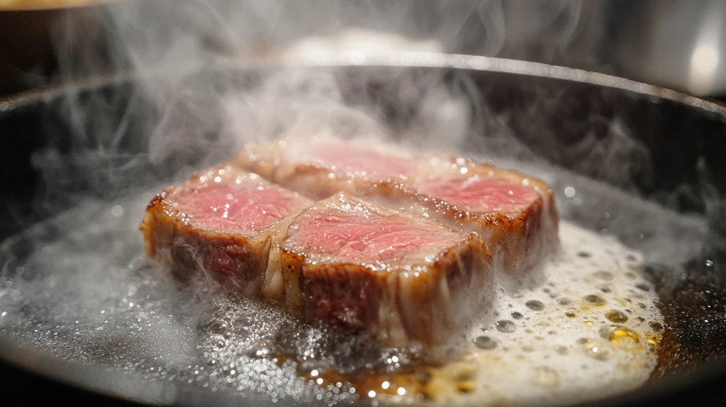 日式料理铁板烧厚牛排