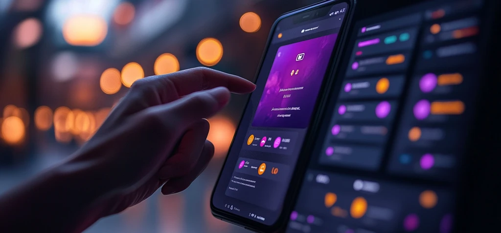 手触社交媒体页面