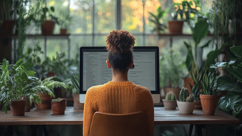 在线会议屏幕画面