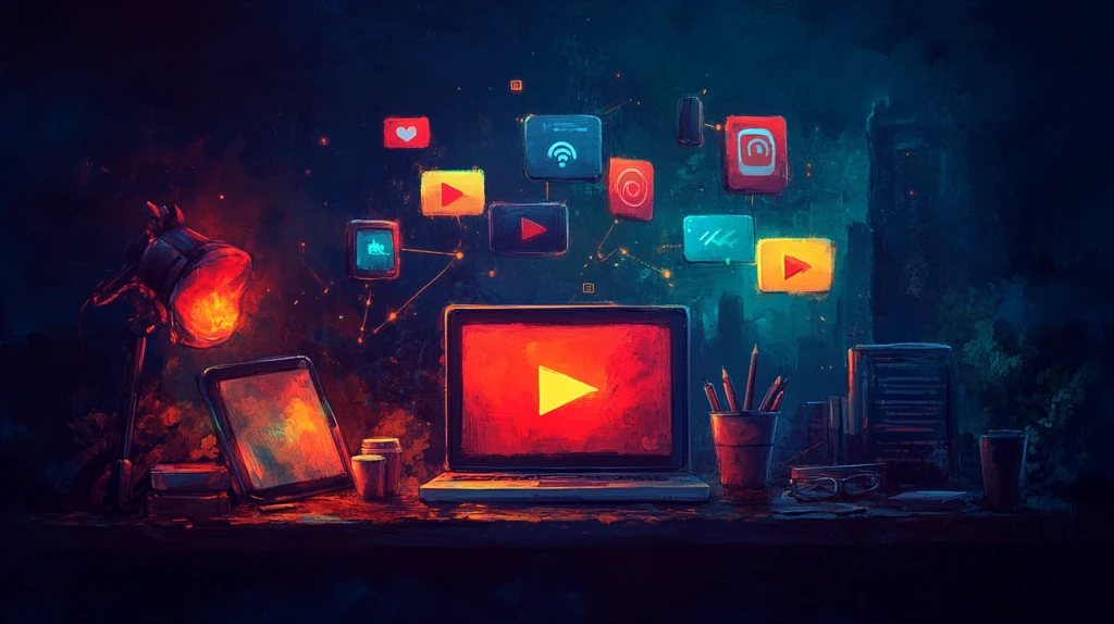 社交媒体图标连接