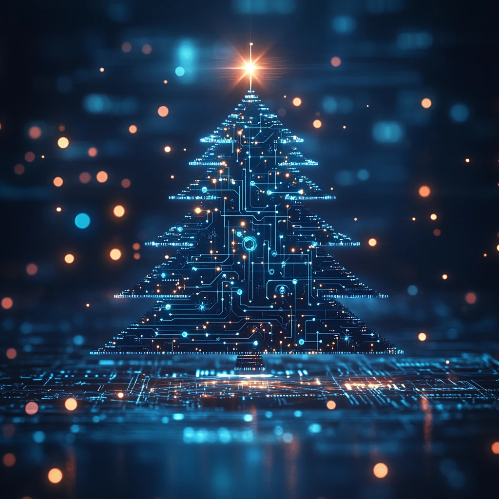 数字电路圣诞树