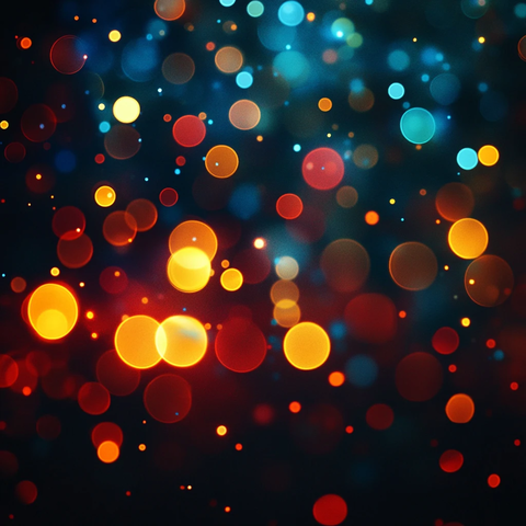 圣诞背景光斑效果