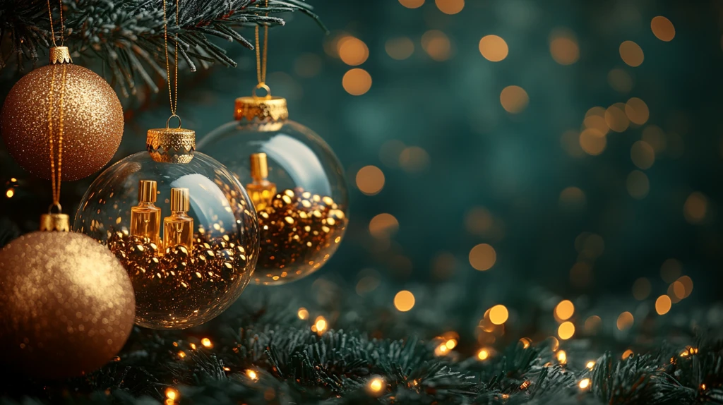 玻璃球瓶金丝带装饰